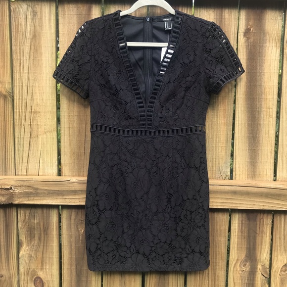 NWT | Forever Twenty-One Little Black Dress | M | Black - Picture 1 of 5